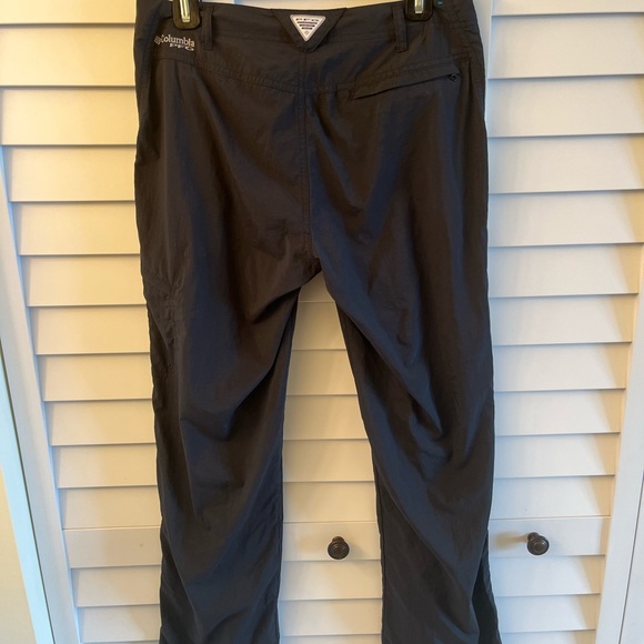 Columbia PFG Women's 8 Fishing Pants Roll Up Black Omni Shade Hiking, walking. - Picture 7 of 12